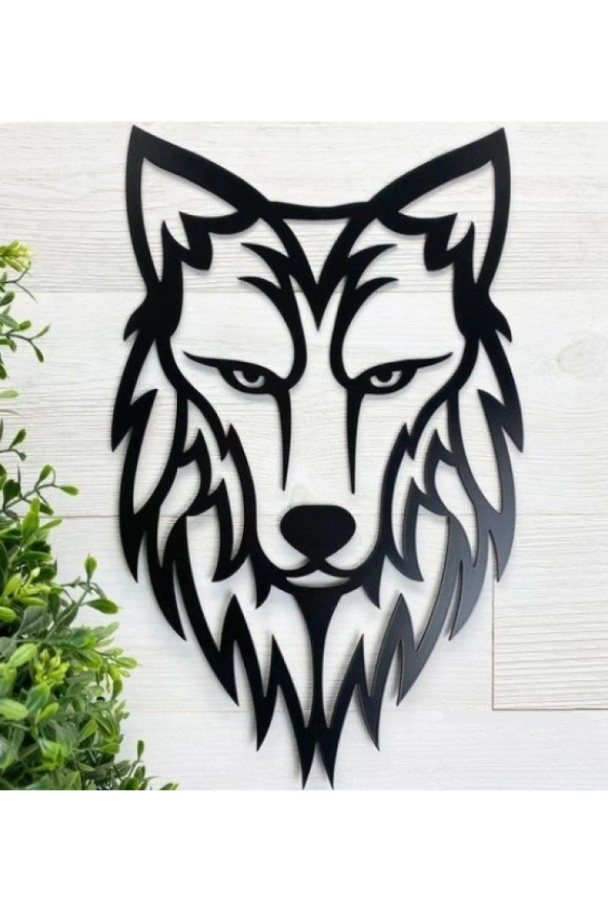 Black 8mm MDF wall decor panel
