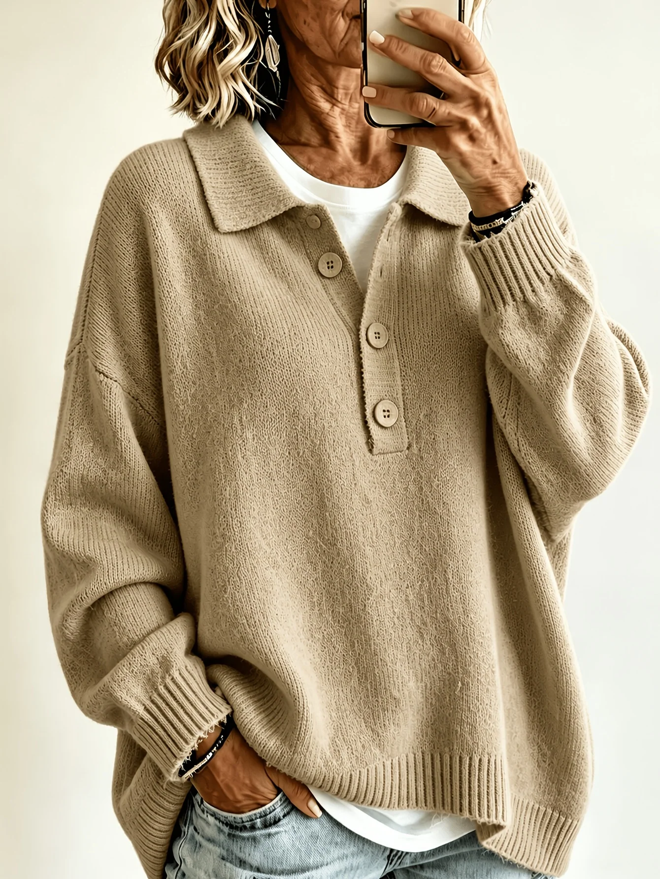 Women's Fashionable Pullover Cardigan