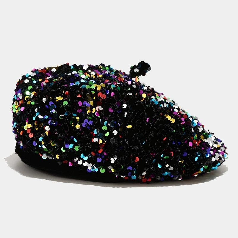 Women's Fedora Hat with Sequin Detailing