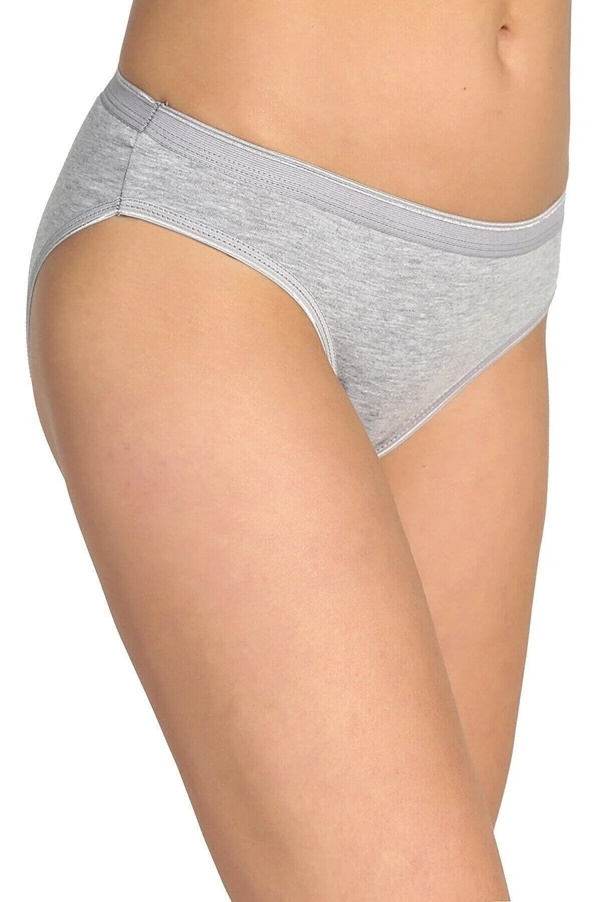 Women's Basic Bikini Panties in Cotton Blend
