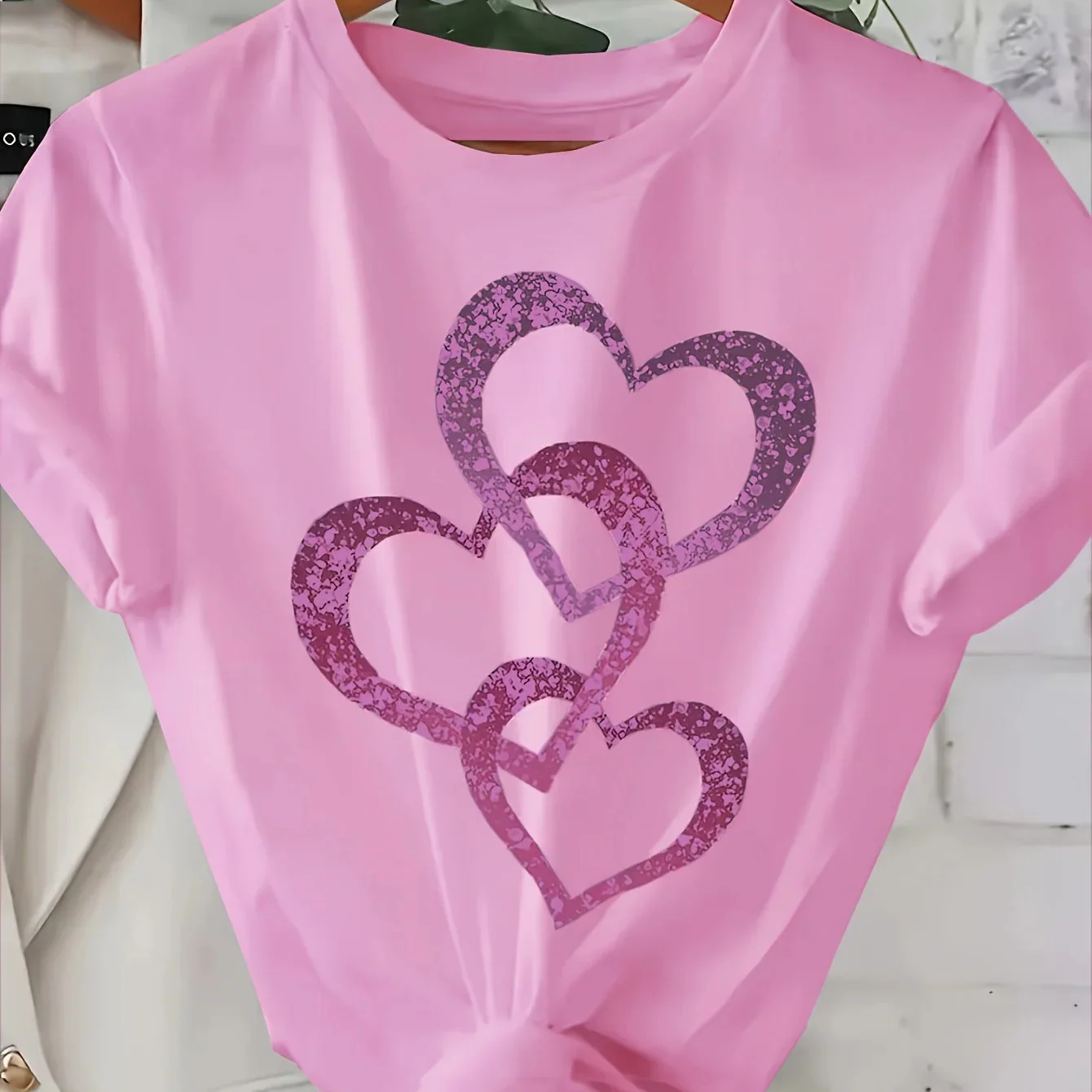 Women's Round-Neck Printed Tee
