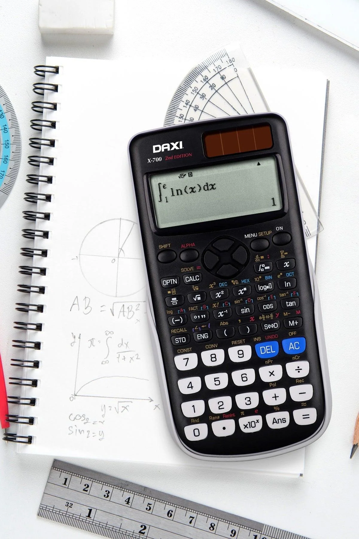 Scientific Calculator with 552 Functions and Protective Cover