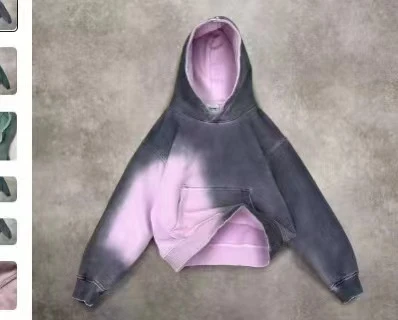 Y2K Harajuku Gradient Gothic Hoodie Pullover