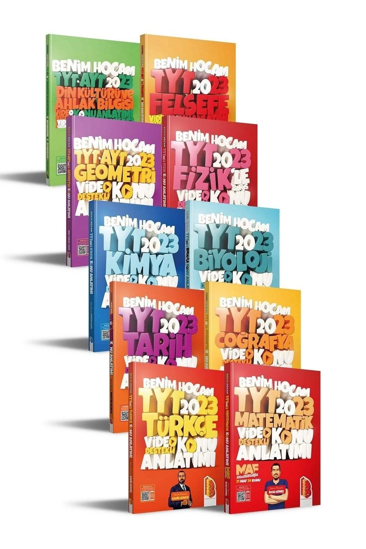 TYT Video-Supported Lecture Notes Set for High School Exam Preparation