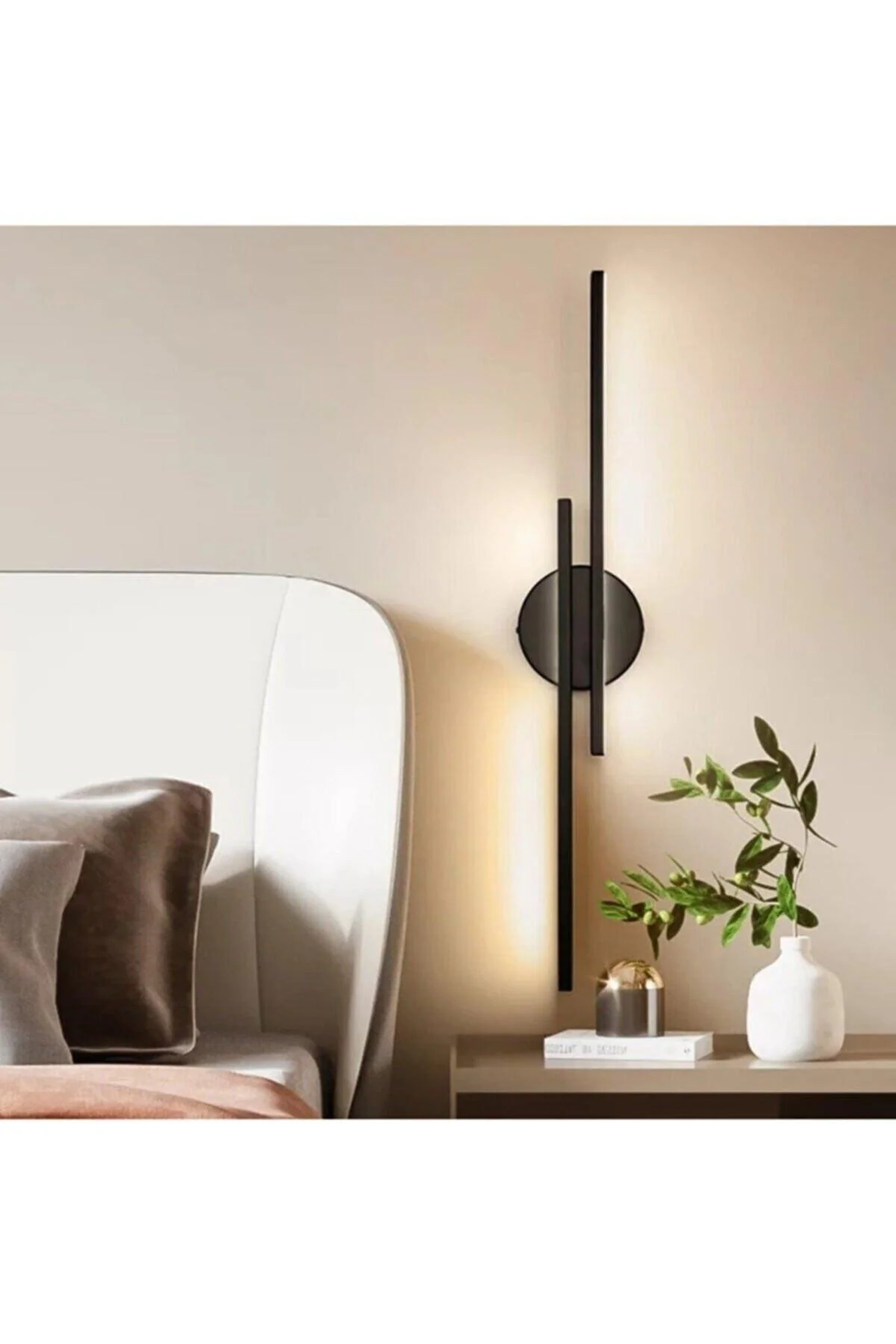 Black LED Wall Sconce for Ambient Lighting